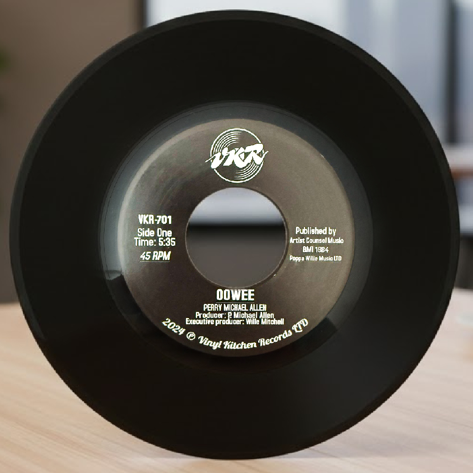 'Perry' Michael Allen — OoWee 45 sleeve